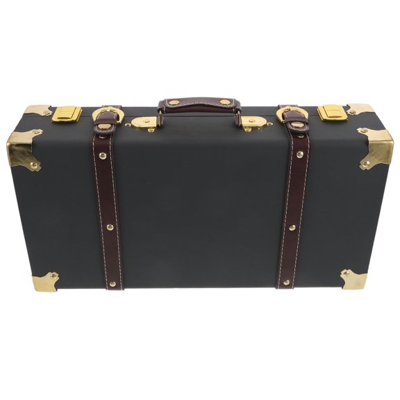 LOLIPPYY Portable Vintage Suitcase Decorative Chest for Photography and Wedding Decor