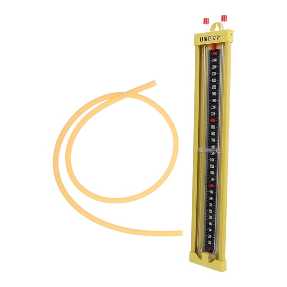 LOLIPPYY Portable Water Column Manometer with Robust Metal Protection for Hvac and Gas Systems