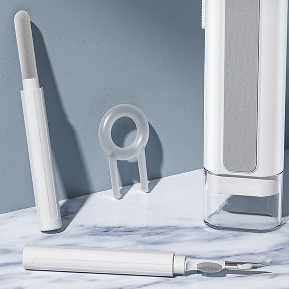 LOLIPPYY Portable White Keyboard Cleaning Kit with Earbuds Cleaner Pen for Multiple Devices