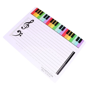 Erasable Staff Whiteboard Music Staff Learning Whiteboard Students Music Learning Board