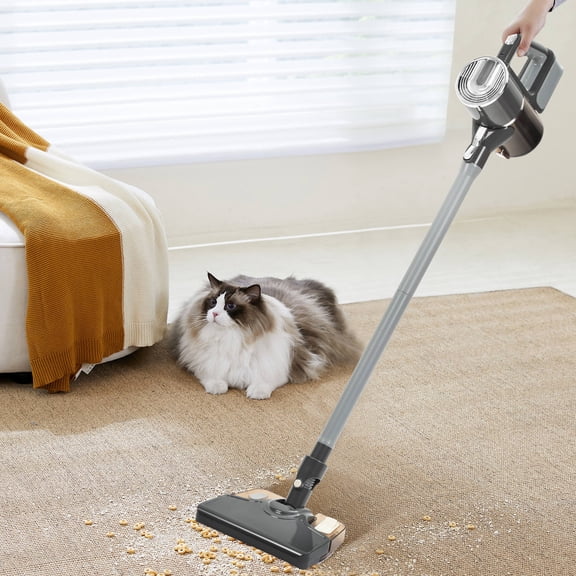 LOLIPPYY Lightweight Cordless Vacuum Cleaner for Home Use with Strong and Effective Pet Hair Removal