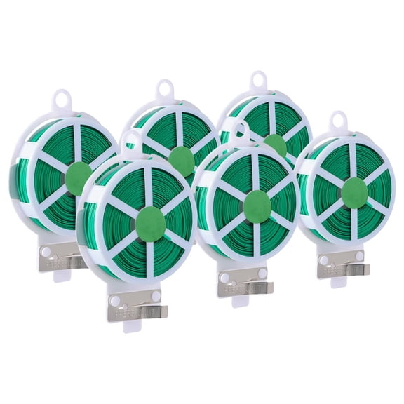 LOLIPPYY Flexible Garden Wire Tie for Plant Support, PVC Material for Practical Plant Fixing