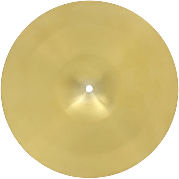 LOLIPPYY Practice Jazz Drum Crash Cymbal in Golden Metal for Music Instrument Use