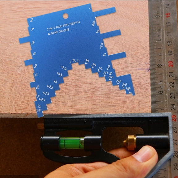 LOLIPPYY Precision Depth Gauge for Adjusting Router and Table Saw Cutting Height