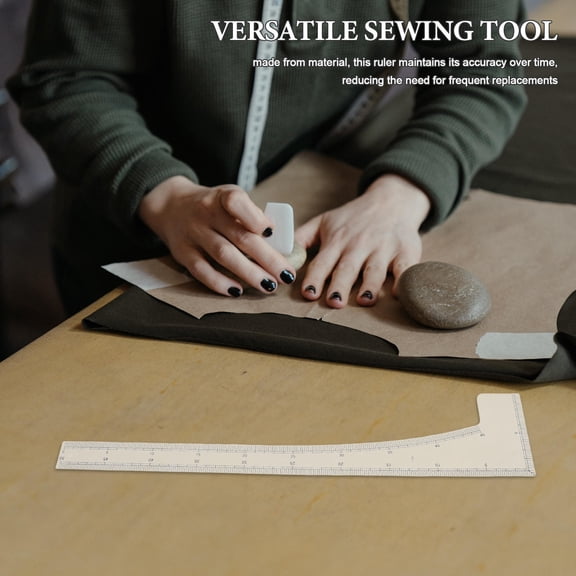 LOLIPPYY Precision Transparent Sewing Curve Ruler for Tailor Pattern Making and Quilting