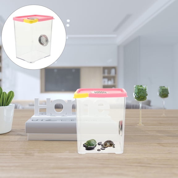 LOLIPPYY Premium Acrylic Spider Enclosure with Wear Resistant Material for Home Terrarium
