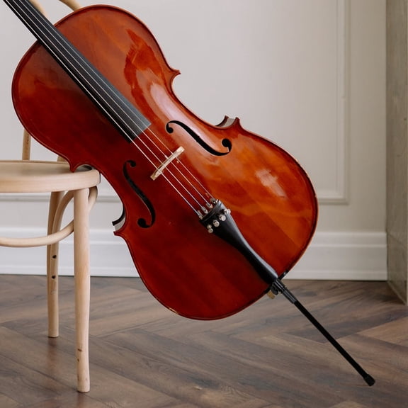 LOLIPPYY Premium Black Carbon Fiber Cello Endpin Support Rod Practical Tail Post Accessory