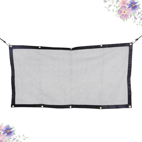 LOLIPPYY Premium Black Mesh Dog Fence for Car Use, Pet and Multi-Function Luggage Organizer