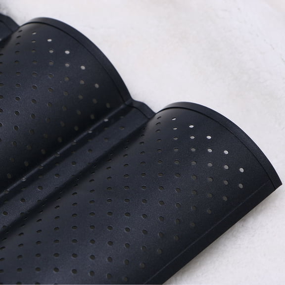 LOLIPPYY Premium Nonstick Black French Bread Baking Pan for and Easy Cleanup, Oven Bakeware