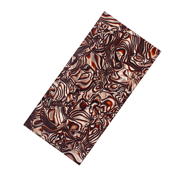 LOLIPPYY Premium Coffee Guitar Pickguard Material Sheet Non-Deformation Wear Resistant Plastic