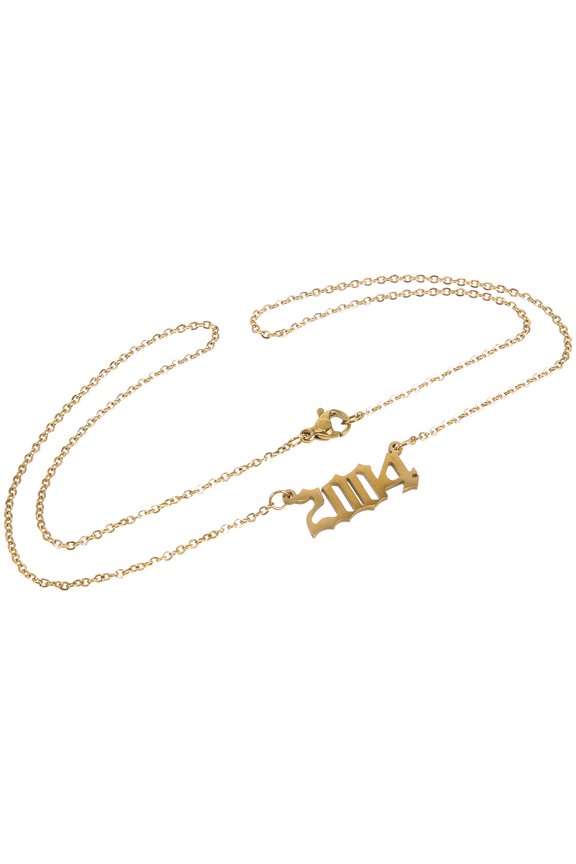 Premium Metal Digital Choker Necklace Elegant Collarbone Chain Accessory