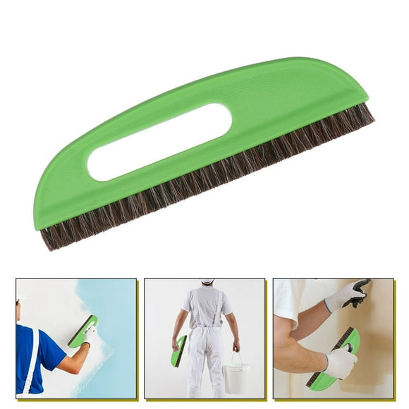 LOLIPPYY Premium Plastic Wallpapering Brush for Cleaning Use with Ergonomic Handle in Assorted Color 9.5 inches