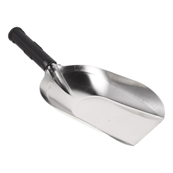 LOLIPPYY Premium Stainless Steel Hand Trowel for Flower Planting and Garden Weeding Plated Silver