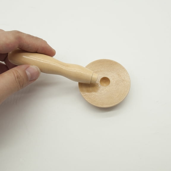 LOLIPPYY Durable Khaki Wood Knitting Mushroom Darning Egg Tool for Household Sewing