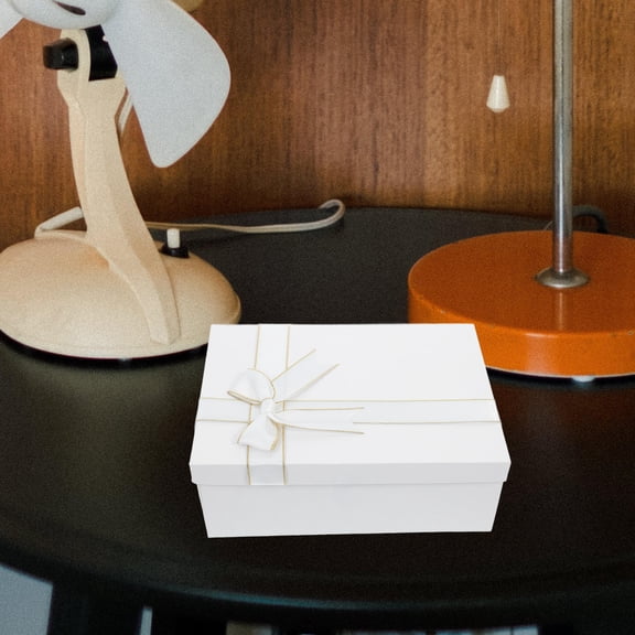 LOLIPPYY Present Box Wrap Box White Paper Festive Decoration Wedding 1Pack