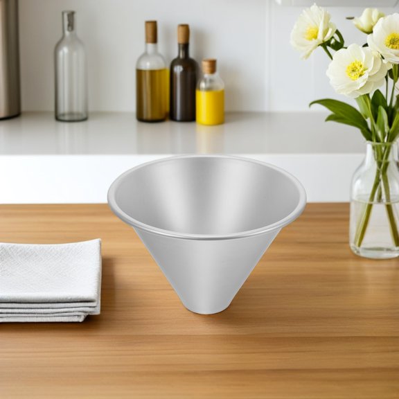 LOLIPPYY Princess Skirt Cake Mold Metal Cone Pan for Home Baking Nonstick Design for Dessert