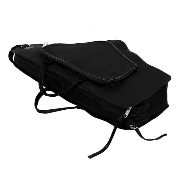 LOLIPPYY Black Alto Saxophone Case with Handle and Adjustable Shoulder Strap for Easy and Safe Daily Transport