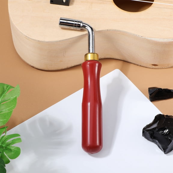 LOLIPPYY Professional Brown Dulcimer Wrench Tool for Instrument Tone Tuning Compact and Reliable