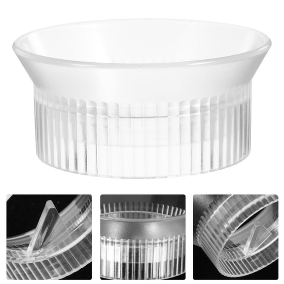 LOLIPPYY Professional Coffee Machine Dosing Funnel with Clear Visibility and Anti Flying Powder Feature