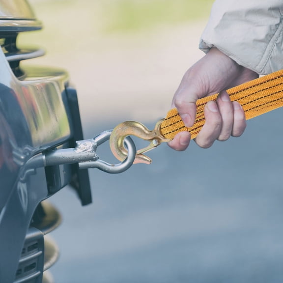 LOLIPPYY Professional Nylon Tow Rope for Car Truck and Trailer with Wear Resistant Alloy Material