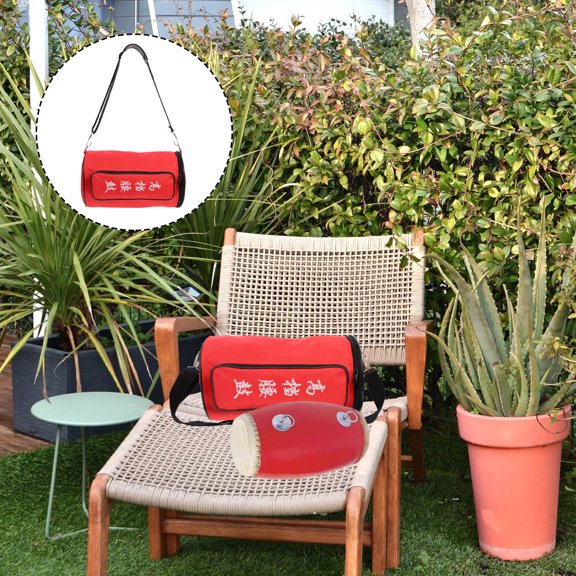 LOLIPPYY Professional Waist Drum Carry Case Oxford Cloth for Music Practice 1Pack