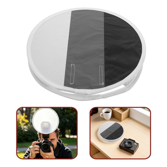 LOLIPPYY Professional on Camera Softbox Diffuser for Studio and Outdoor Portrait Lighting