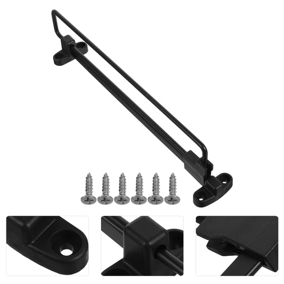 LOLIPPYY Pull Out Closet Rod with Telescopic Mechanism and Complete Hardware for Easy Setup