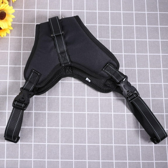 LOLIPPYY Black Oxford Cloth Puppy Saddle Style with Quick Release Buckle for Easy Use