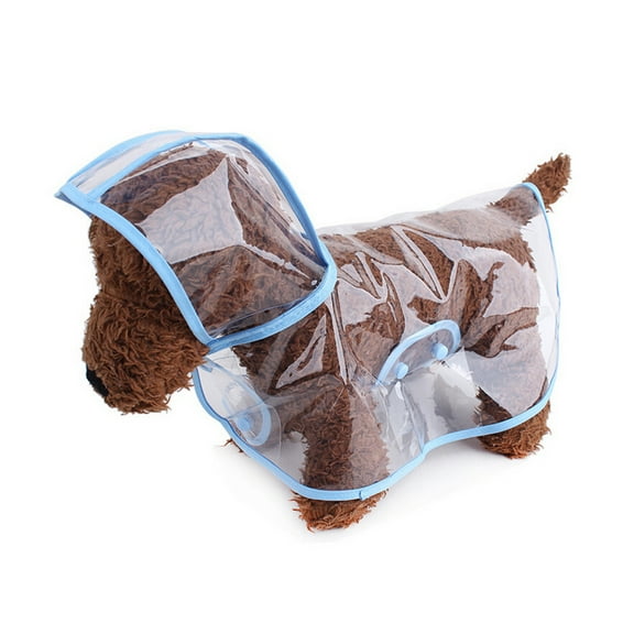 LOLIPPYY Puppy Raincoat Transparent Pet Rainwear Clothes for Small Dogs/Cats - Size S ( )