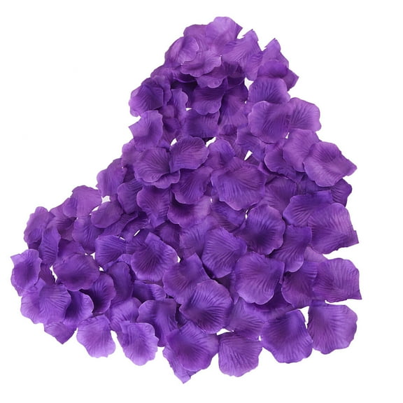 LOLIPPYY Purple Artificial Petals 1000Pcs For Wedding Aisle Flower Decor