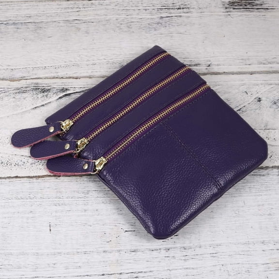 LOLIPPYY Purple Crossbody Bag for Women's Durable Second Layer Cowhide MultiFunctional Phone Pouch 70.0 x 15.0 x 30.0 cm
