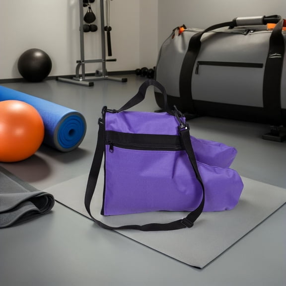 LOLIPPYY Purple Inline Skate Bag with Adjustable Straps and Abrasion Resistant Bottom for Outdoor Use