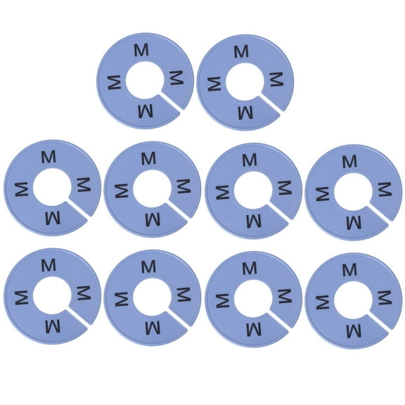 LOLIPPYY Purple Plastic Clothes Size Dividers for and Organization 10pcs