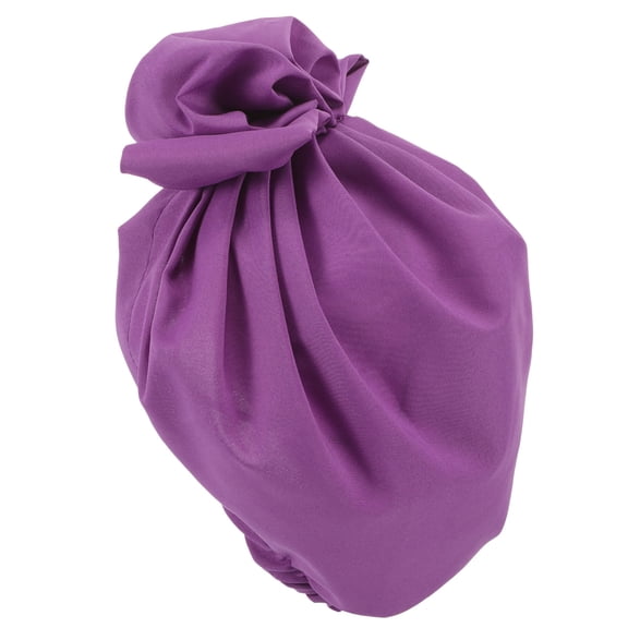 LOLIPPYY Women's Vintage Pleated Turban Hat Lightweight Hair Accessory 100% Polyester Spandex Headwrap