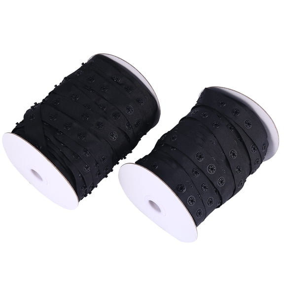 LOLIPPYY Black Snapper Belt Press Buckle for Durable Clothing Accessories