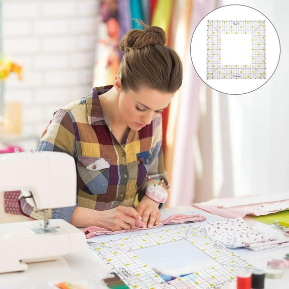 LOLIPPYY Quilting Rulers Square for Sewing and Measuring 1Pcs 31.7x31.7x0.3in