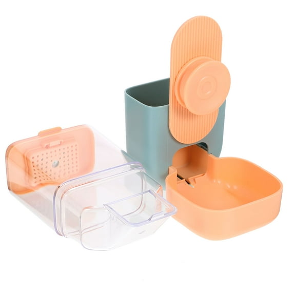 LOLIPPYY Rabbit Automatic Feeder Assorted Color Hanging Design 1 Set for Ferrets