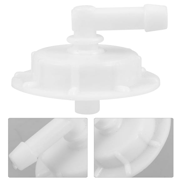 LOLIPPYY Radiator Overflow Tank Cap White Plastic Easy Install for Car Radiator Cooling System