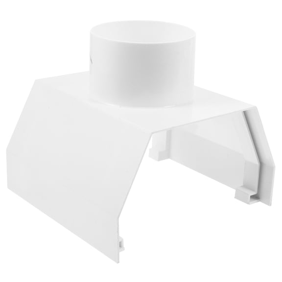 LOLIPPYY White PVC Rainwater Diverter 1 Set for Gutter Downspouts and Efficient Drainage Systems