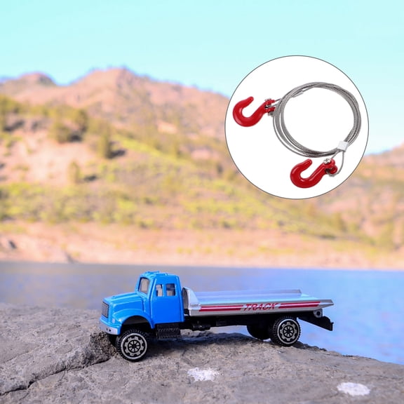 LOLIPPYY Rc Truck Tow Kit Tow Hook Metal Multi Towing Obstacle Navigation 1Pack
