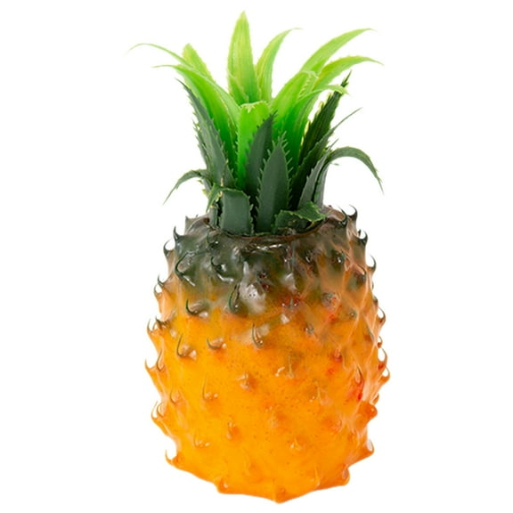 LOLIPPYY Realistic Artificial Pineapple Fruit Model, Lifelike Faux Pineapple Decoration for Home, Kitchen, Party, and Display