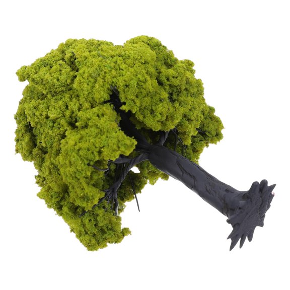 LOLIPPYY Realistic Green Plastic Model Trees for Diorama, Landscape, Architectural Scenery and Miniature Decoration