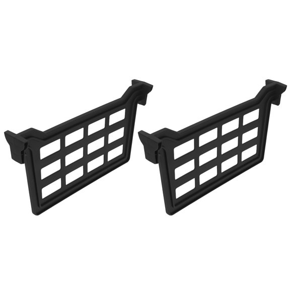 LOLIPPYY Rear Under Seat Storage Divider Black Car Partition Panel Easy Installation Auto Organizer