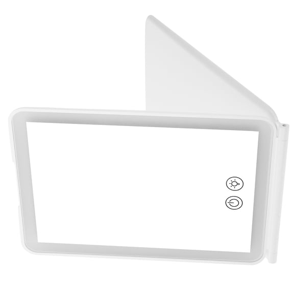 LOLIPPYY Rechargeable Mirror for Makeup Lighted Aluminum 1Pcs