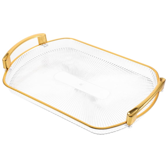 LOLIPPYY Rectangle Plates PP Material With Handles For Daily Life 1Set