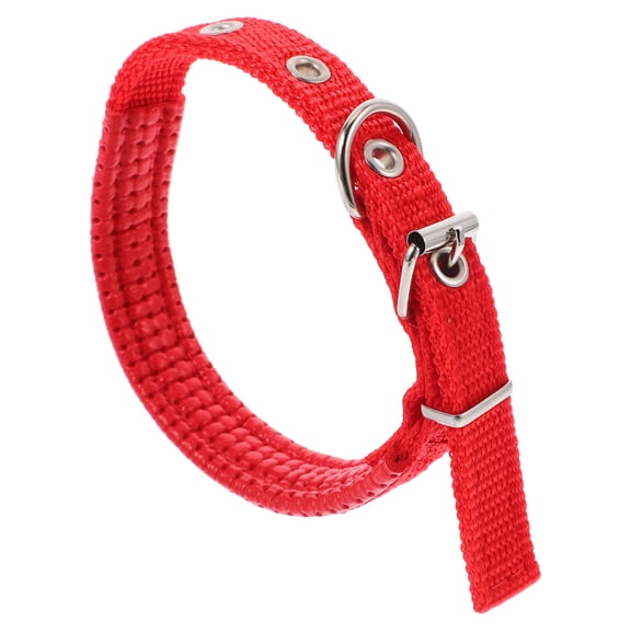 LOLIPPYY Red Adjustable Pet Collar Soft Foam Durable Comfortable Neck Accessory for Dogs