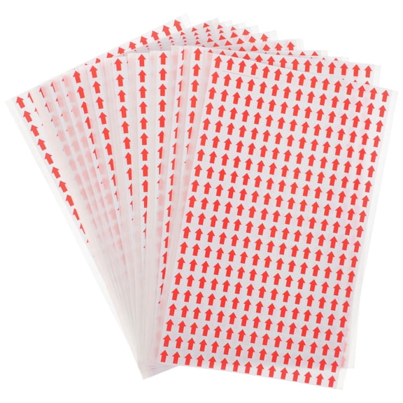 LOLIPPYY Red Arrow Safety Marking Stickers for Clear Directional Guidance in Community, Factory, and Workplace Use
