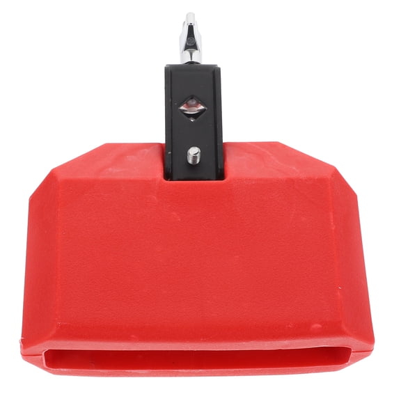 LOLIPPYY Red Cowbell for Drum Set Made with Durable PVC Material Practical Percussion Instrument Accessory