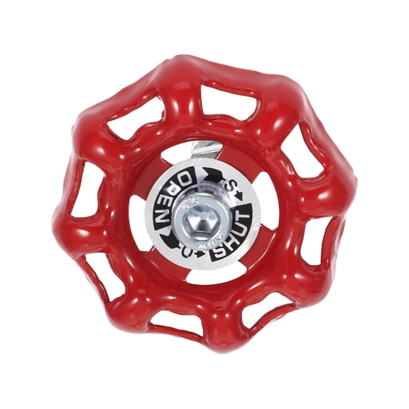LOLIPPYY Red Industrial Valve Design Cabinet Handle Metal Drawer Pull for Rustic Home Decor