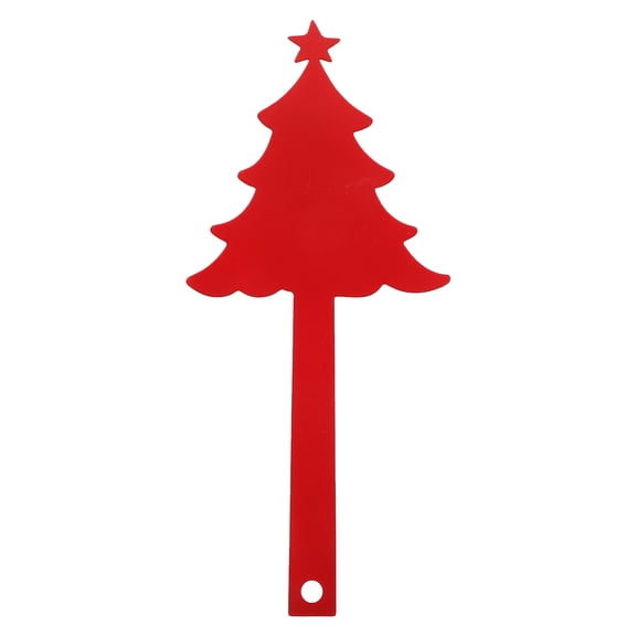 LOLIPPYY Red Iron Mailbox Flag Replacement Creative Tree Shaped Durable and Versatile Mailbox Topper